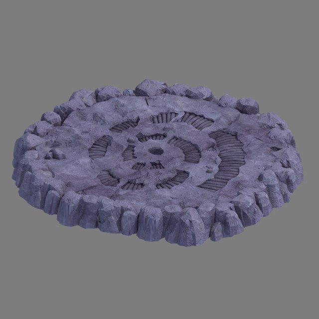 Submarine maze – spiral hole 3D Model