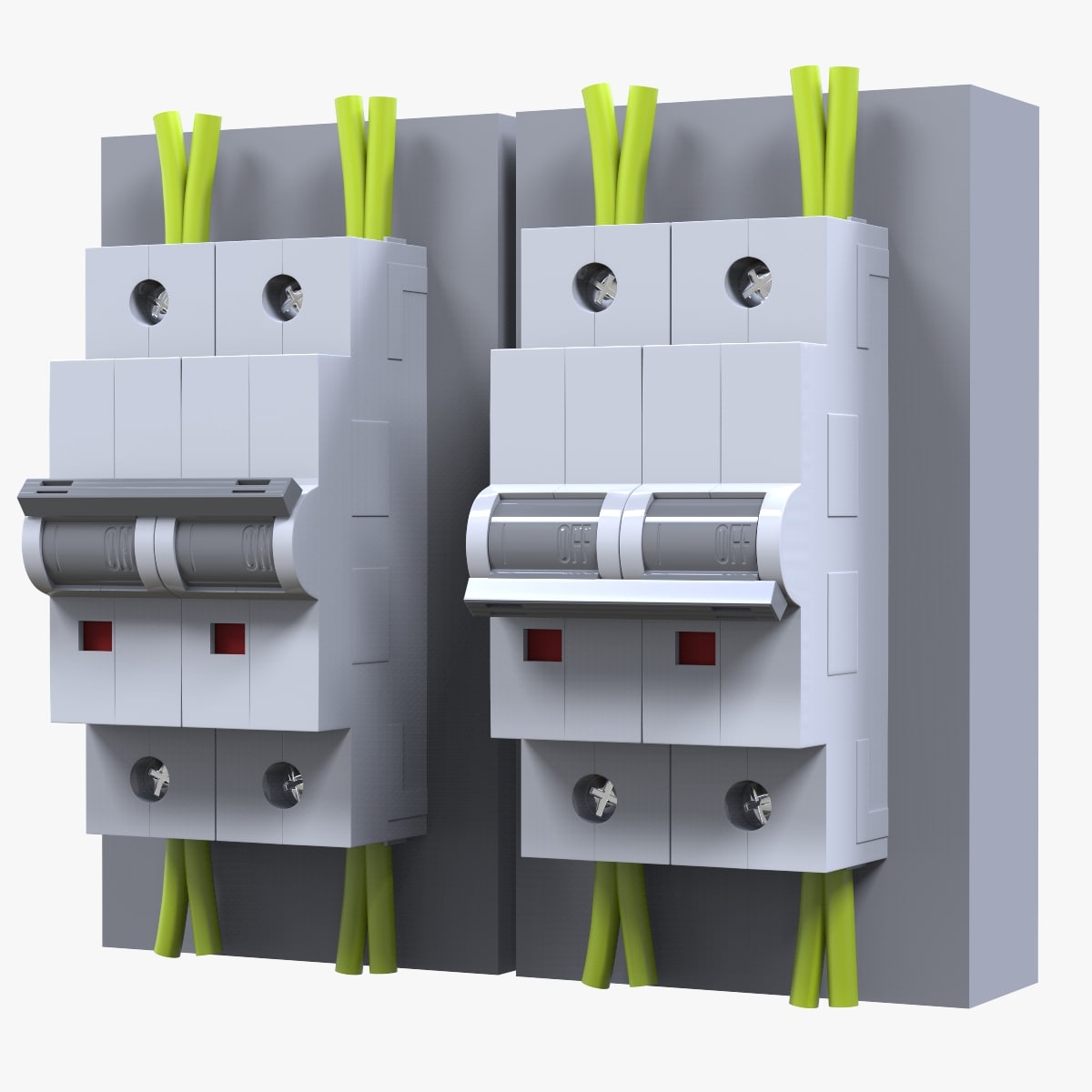 3D Electrical Switche Power model 3D Model
