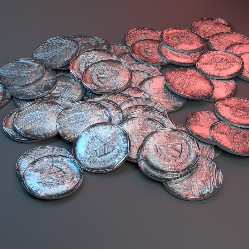 3D Cuban Peso 3D Model