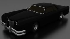 Evil car from The Car movie customized Lincoln Continental Mark III 3D Model