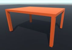 Solid Color Table Free 3D Model