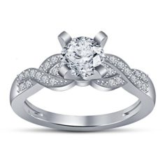 3D Jewelry CAD Model Of Beautiful Wedding Ring 3D Print Model