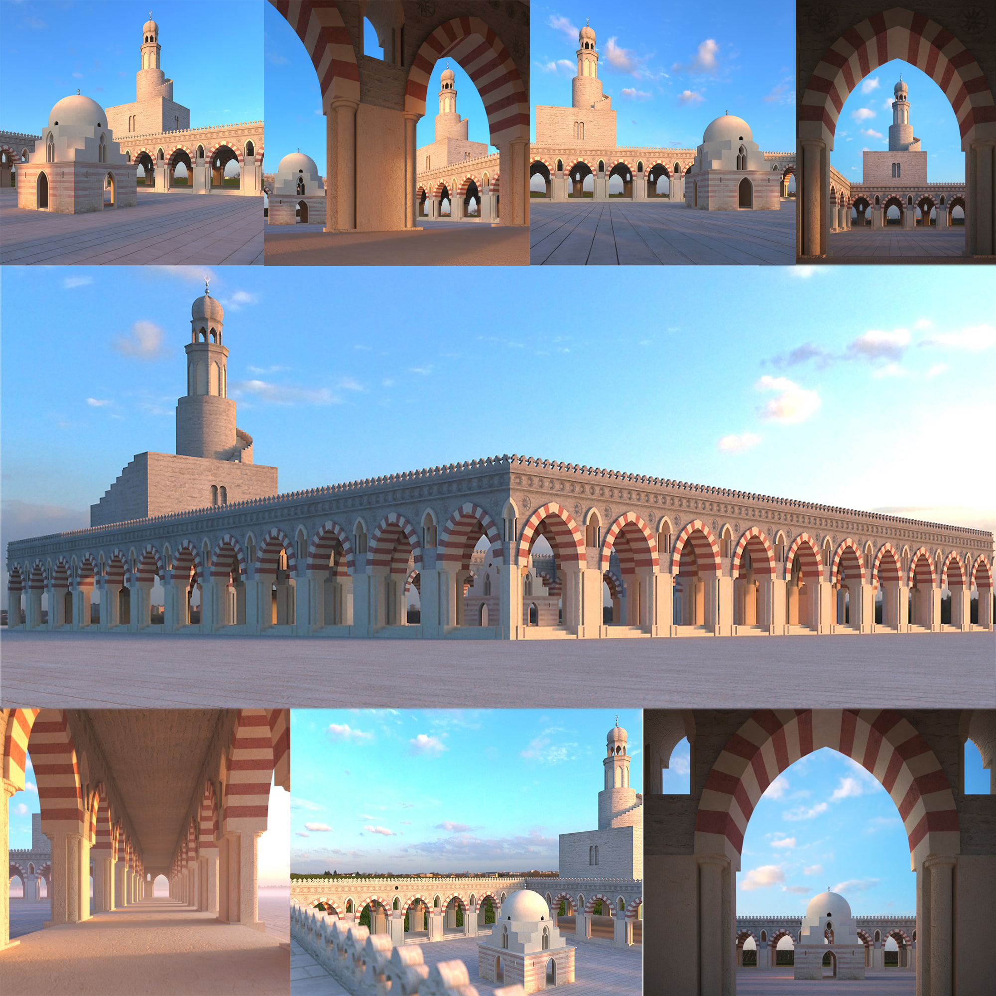 Mosque 3D Model