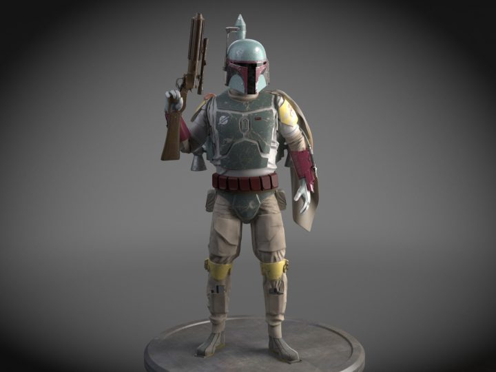 3D Star Wars Bobba Fett 3D Model