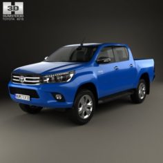 Toyota Hilux Double Cab Revo 2015 3D Model