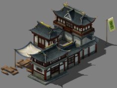 Capital city planning – large clubs 3D Model