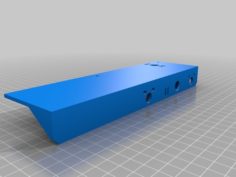 Monoprice Select Mini extended bed brackets 3D Print Model