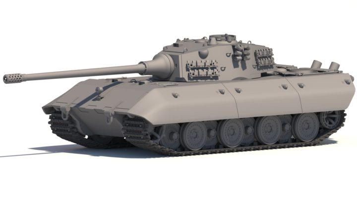 E-100/75 model 3D Model