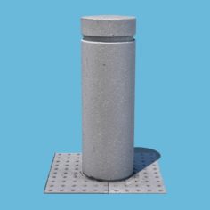 Concrete Bollard 3D Model