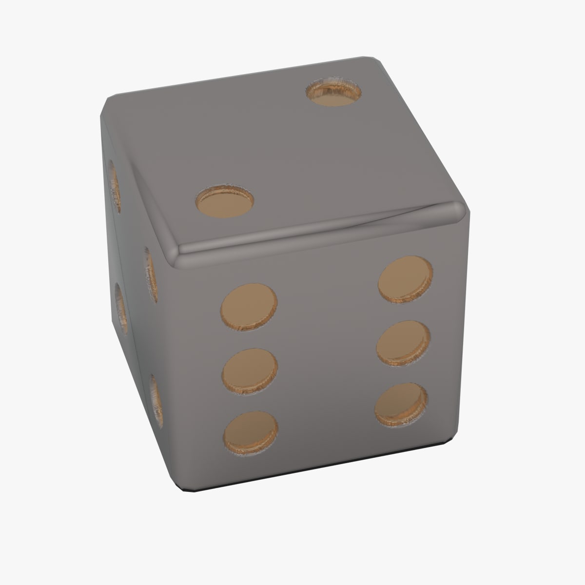 3D Dice model 3D Model