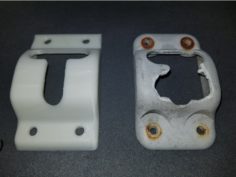 T door holder receiver for a trailer door 3D Print Model