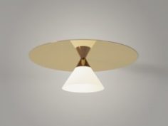 Plate and Cone Ceiling 3D Model