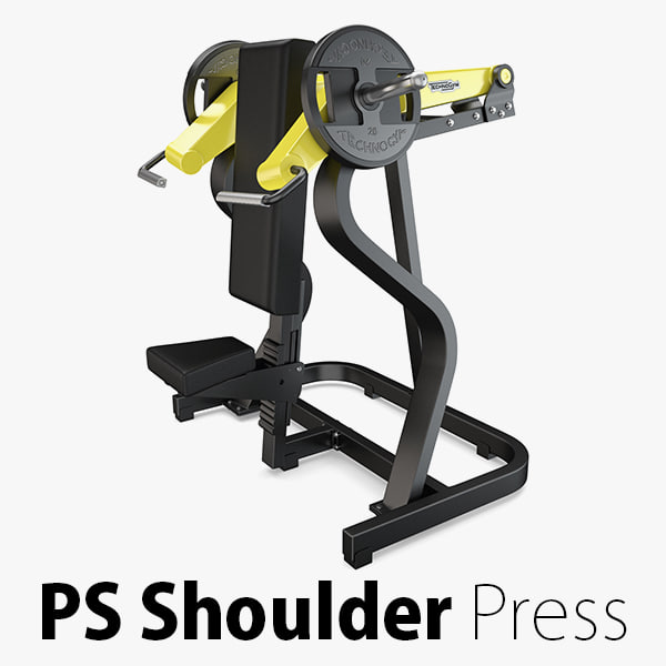 3D Technogym – Plate Loaded Shoulder Press 3D Model