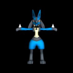 Lucario						 Free 3D Model