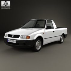 Volkswagen Caddy 1995 3D Model