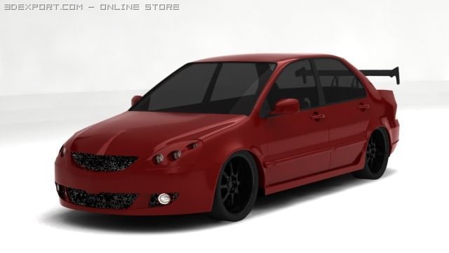 3D Mitsubishi Lancer IX model 3D Model