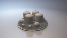 Candles 3D Model