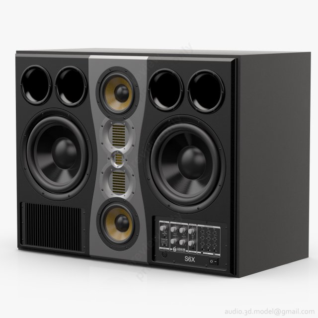 Adam Audio S6X 3D Model