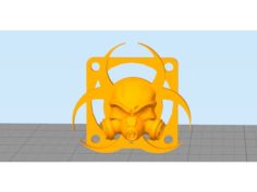 Biohazard Fan Cover 40×40 3D Print Model