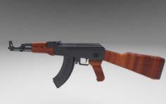 AK-47 Kalashnikov 3D Model
