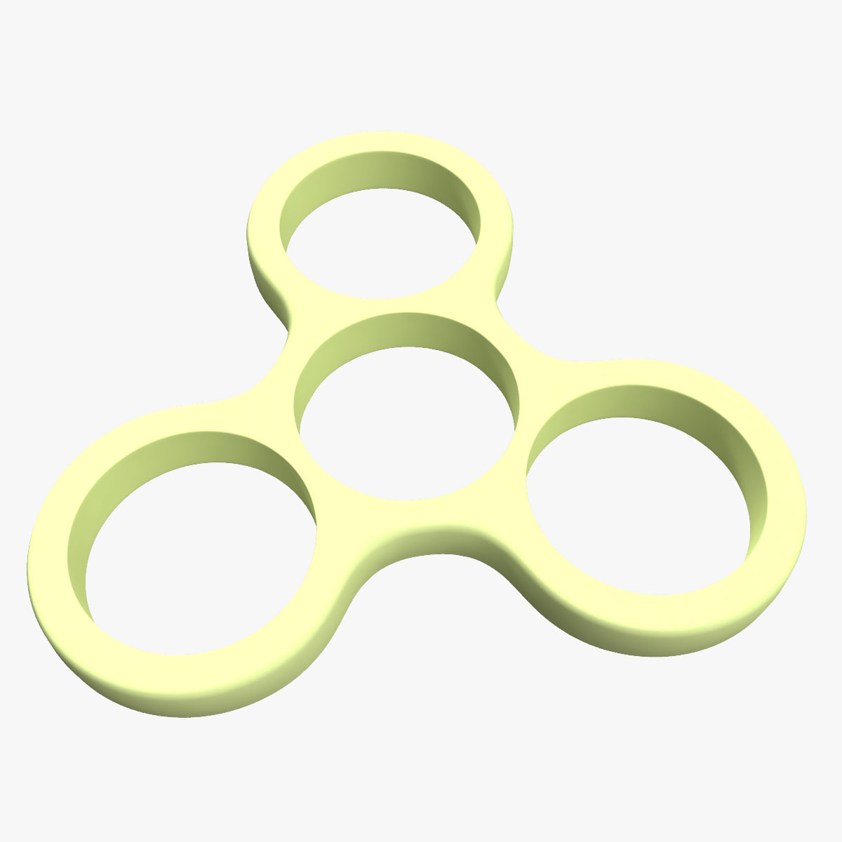 Fidget Spinner Body 3D model 3D Model