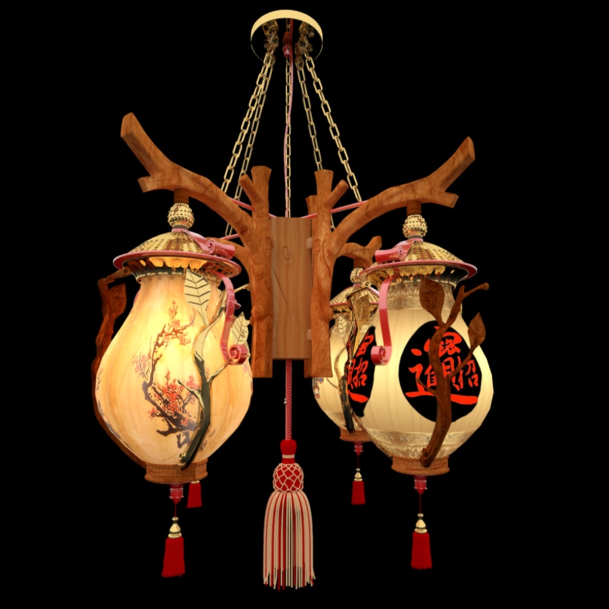 Chinese palace lantern 3D Model
