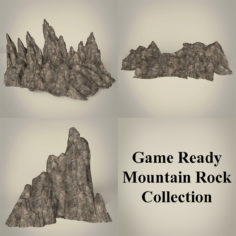 Game Ready Mountain Rocks Collection 3D model 3D Model