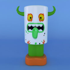 Toy Art Monster 3D 3D Model