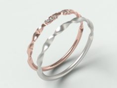 Wedding ring -Ring104 3D Model