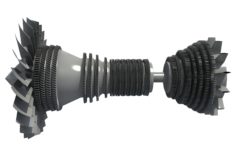 Turbine Turbofan 3D Model