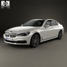 BMW 7 Series G11 2015 3D Model