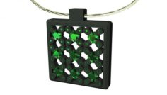 Pendant with gems 3D Model