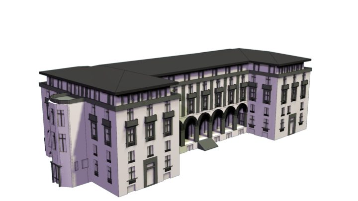 building Cnrs Meudon France 3D Model