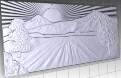 Ararat Masis panno 3D Model