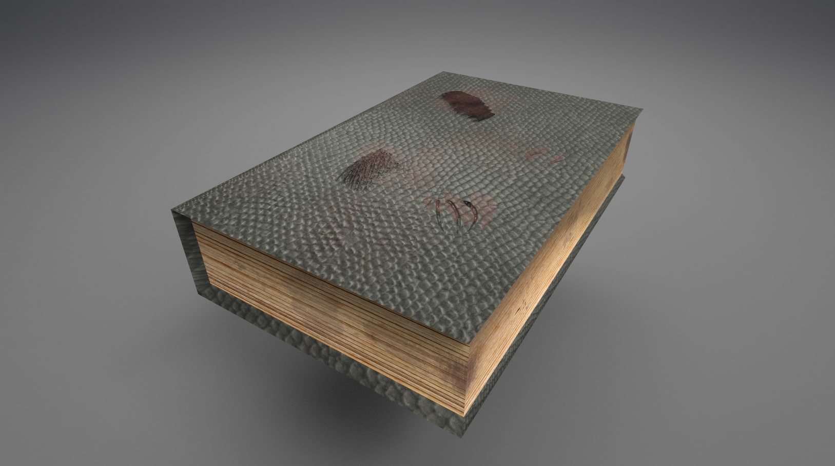 low poly books 3D Model