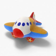 Gypsum toy airplane 3D Model