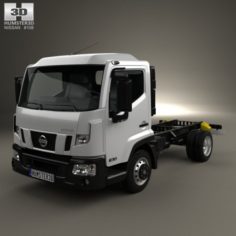 Nissan NT 500 Chassis Truck 2014 3D Model