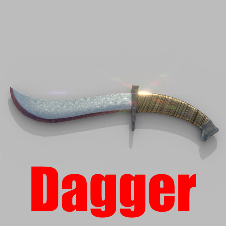 Dagger_N3 3D 3D Model
