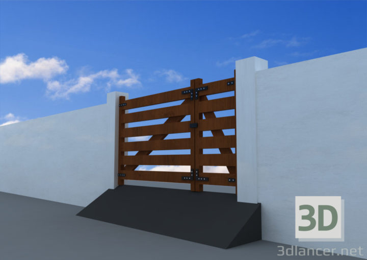 3D-Model 
Modern Gate