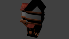 Low house 3D Model