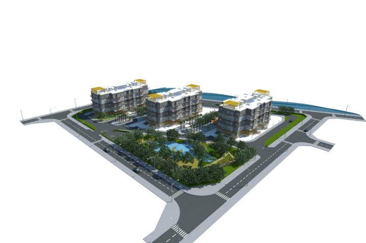 Low-rise apartment 3D Model