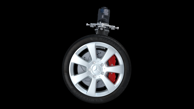 Car Wheel Mercedes 3D Model