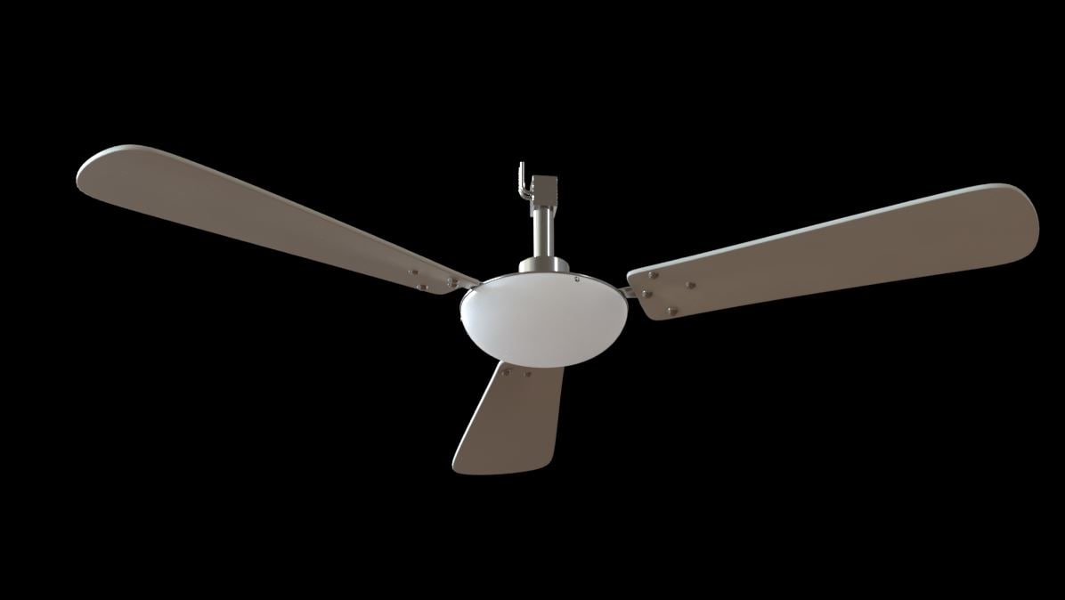 3D ceiling fan Free 3D Model