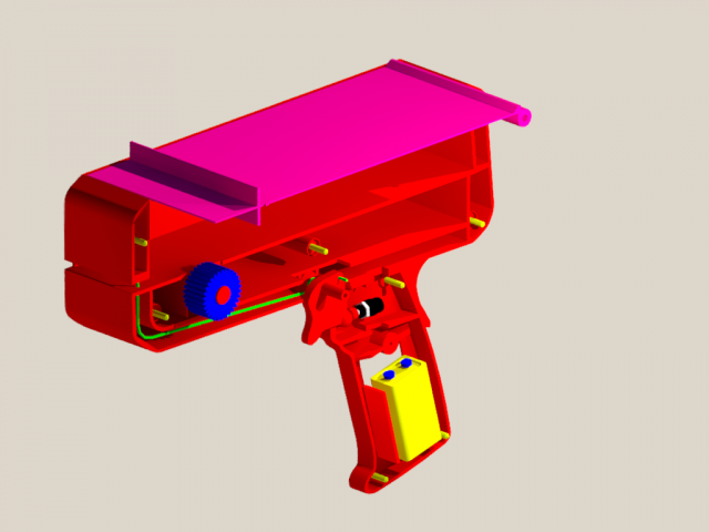 CashCanon MoneyGUN 3D Model