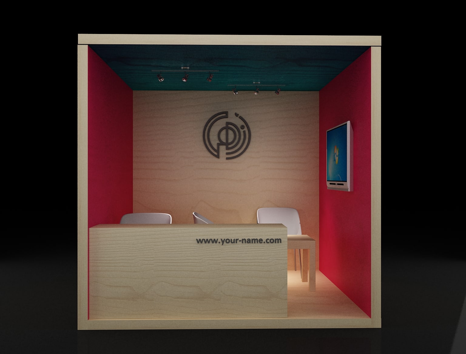 3D Booth Exhibition Stand model 3D Model