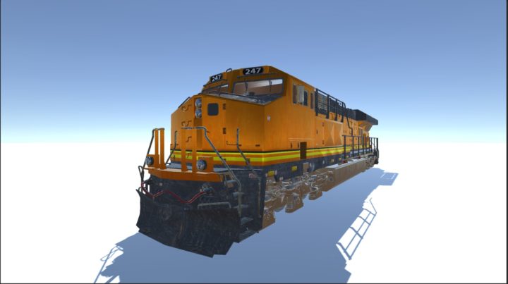 Electric Train model 3D Model