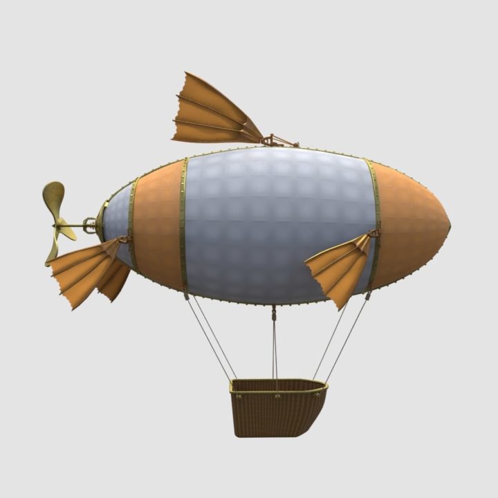 arship balloon 3D Model