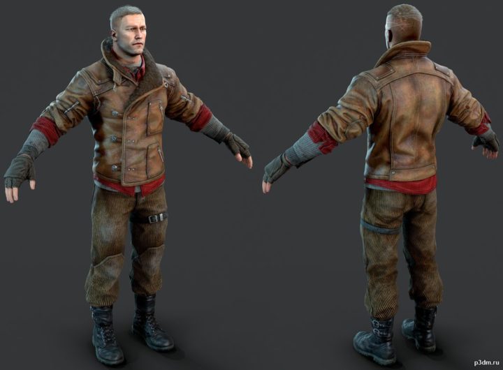 BJ Blazkowicz 3D Model