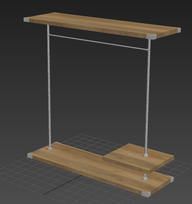 Store Shelf 3D Model