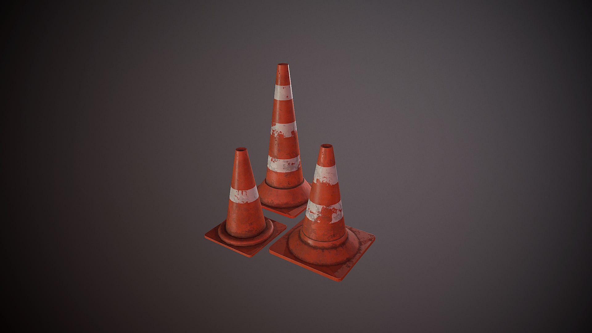 Road Cone 3D Model